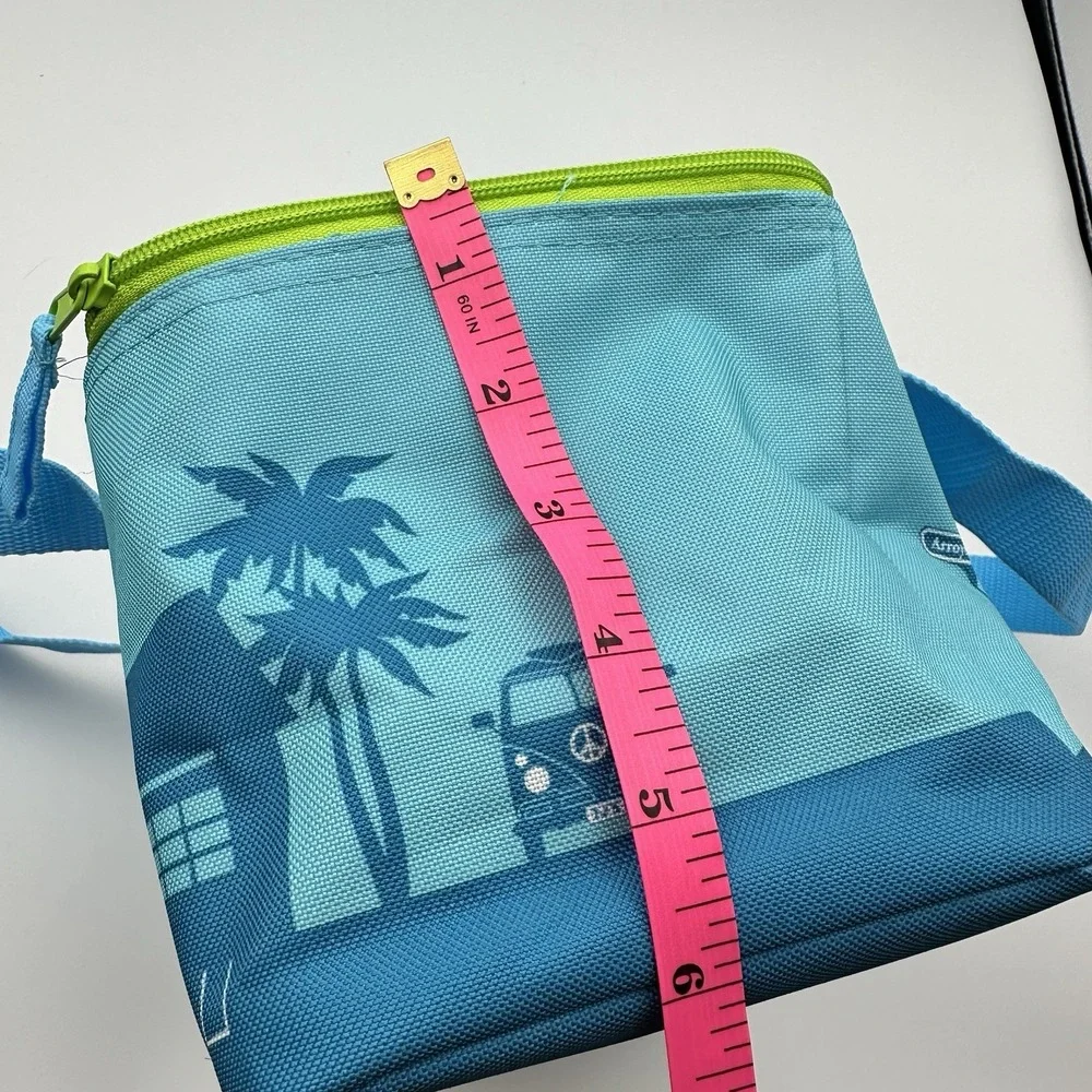 Trader Joe's Mini Insulated Bag Tote Blue 2025 Limited Edition Lunch Box Cooler